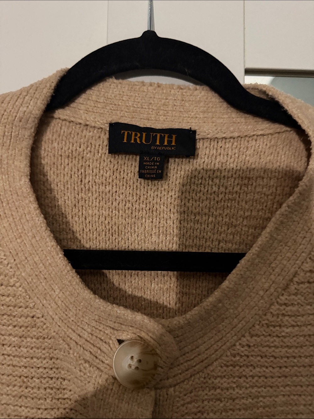 Truth Neutral Ribbed Button-Front Cardigan - Picture 2 of 4